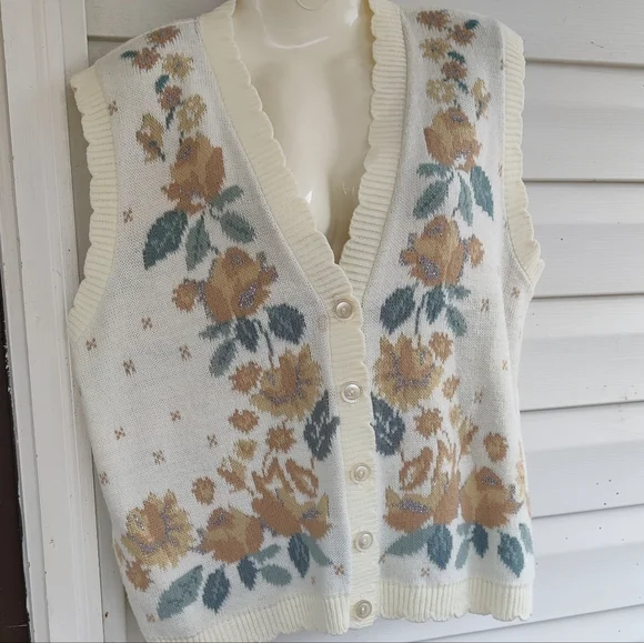 Vintage Sweater Vest Cricket Lane - Picture 2 of 5